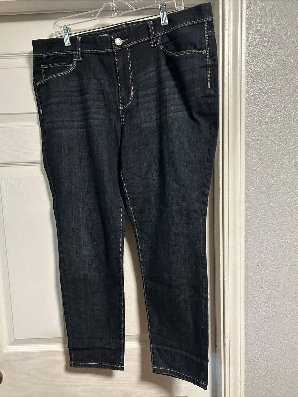Simply, Vera Vera Wang Dark Wash Skinny Jeans